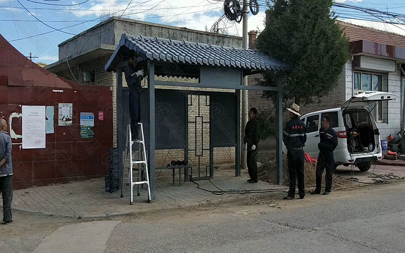 洛陽(yáng)合成樹(shù)脂瓦公交車站臺(tái) 洛陽(yáng)合成樹(shù)脂瓦公交車站臺(tái)